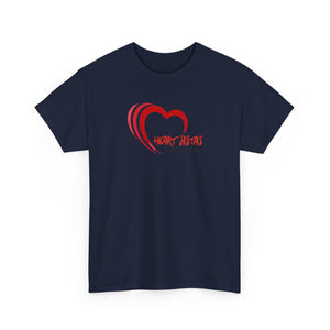 Heart Artist T-Shirt – 'Guarding Our Hearts' Red Heart Design