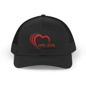 Embroidered Heart Trucker Cap - Love & Family Snapback