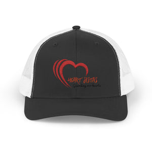 Embroidered Heart Trucker Cap - Love & Family Snapback