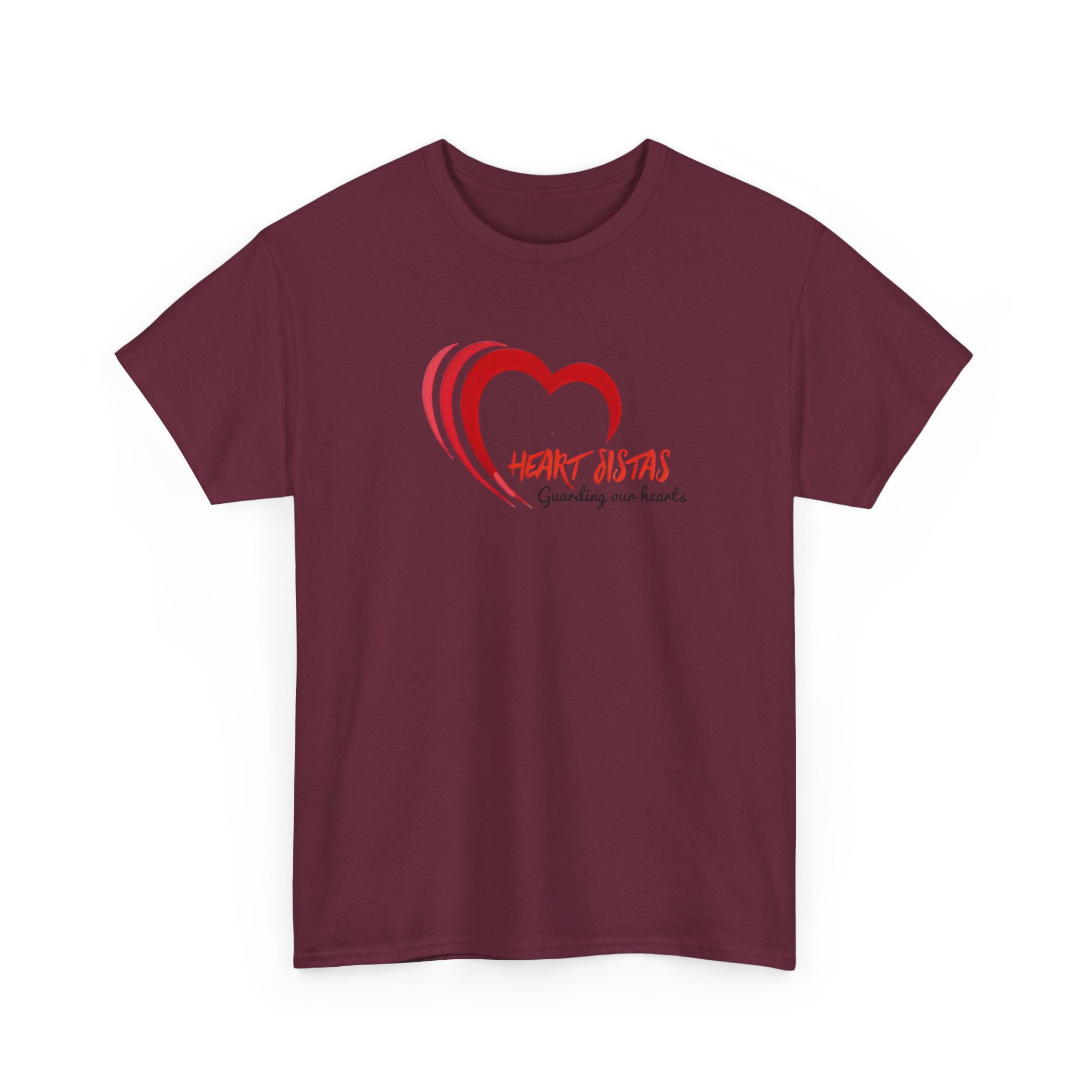 Heart Artist T-Shirt – 'Guarding Our Hearts' Red Heart Design