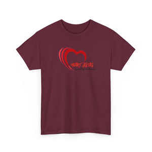 Heart Artist T-Shirt – 'Guarding Our Hearts' Red Heart Design