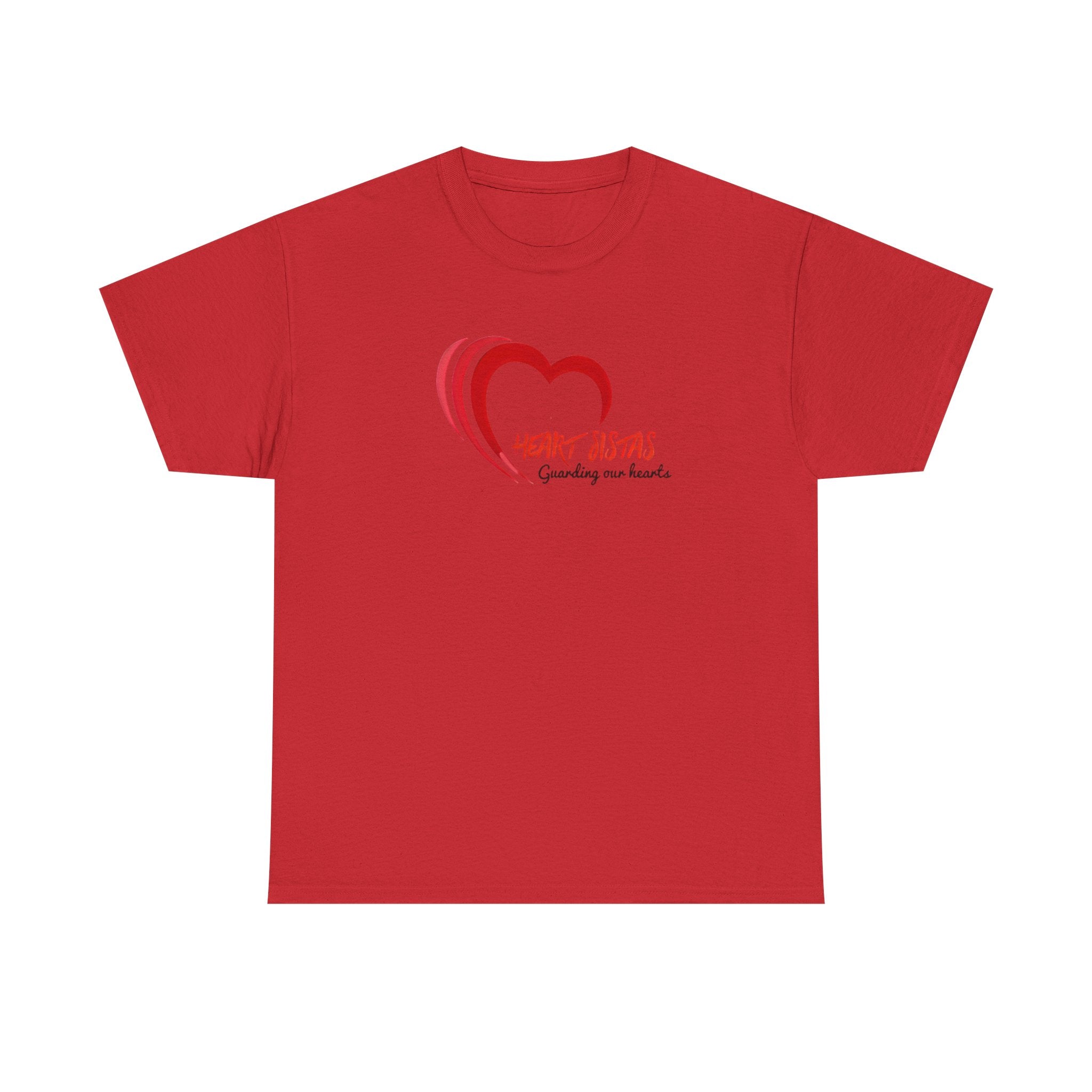 Heart Artist T-Shirt – 'Guarding Our Hearts' Red Heart Design