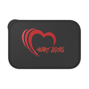 Heart Sistas Bento Box — Eco PLA Lunch Container with Utensils & Band