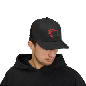 Embroidered Heart Trucker Cap - Love & Family Snapback