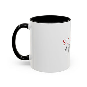 Stroke of My Heart Coffee Mug – Accent Black Rim & Handle (11/15oz)