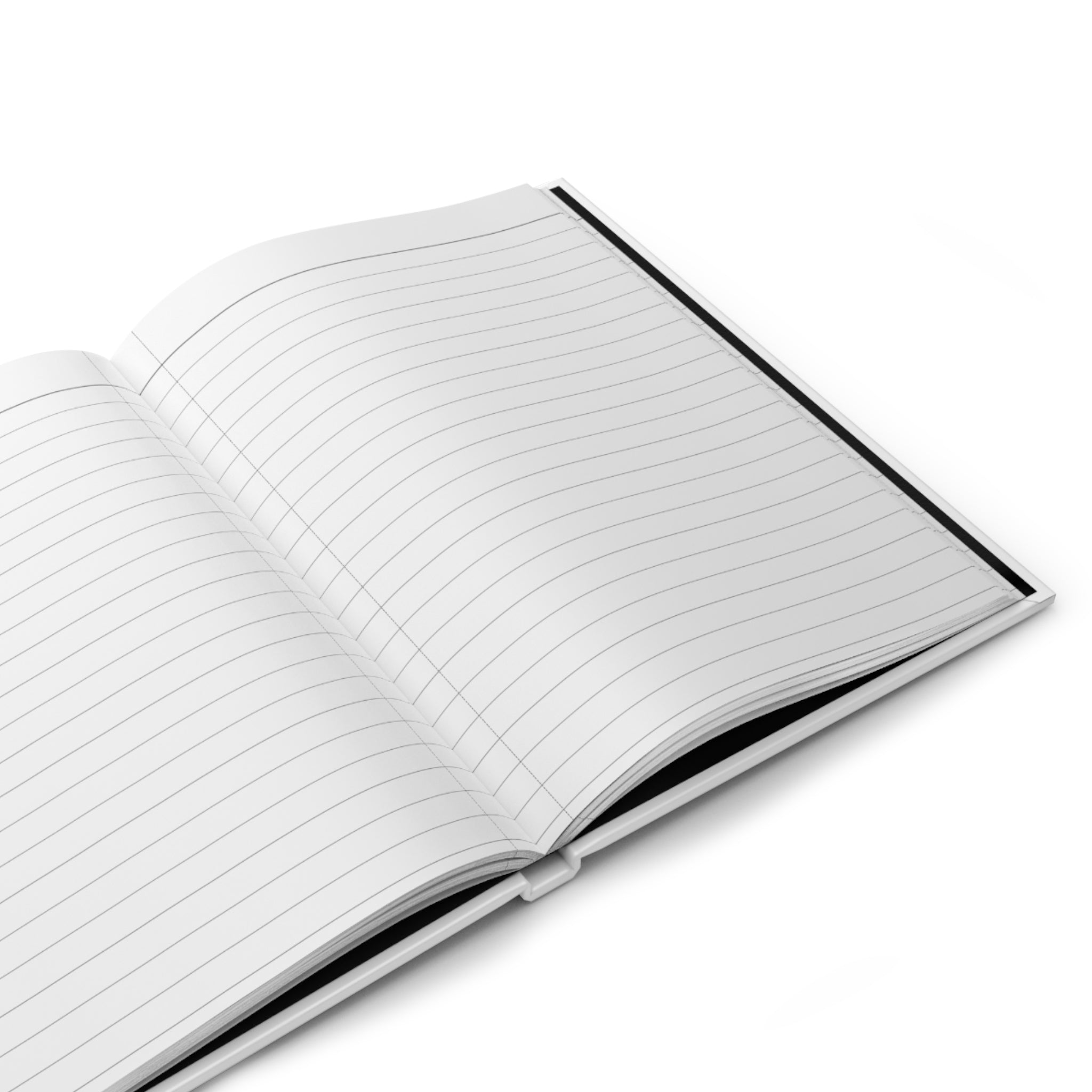 Stroke of My Heart Hardcover Journal — Heart Sistas Logo Notebook