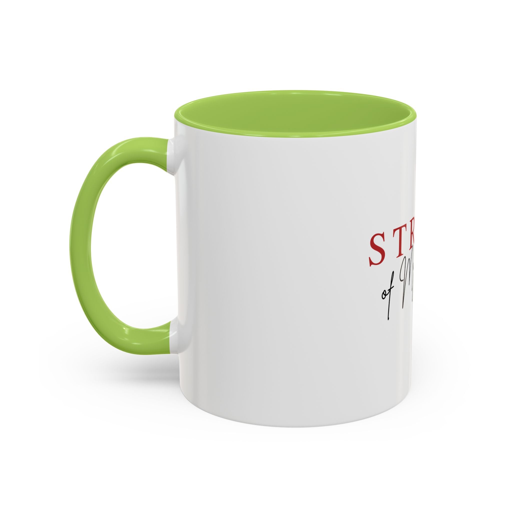 Stroke of My Heart Coffee Mug – Accent Black Rim & Handle (11/15oz)