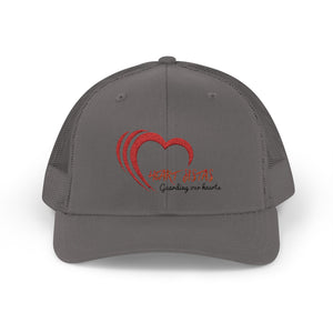 Embroidered Heart Trucker Cap - Love & Family Snapback