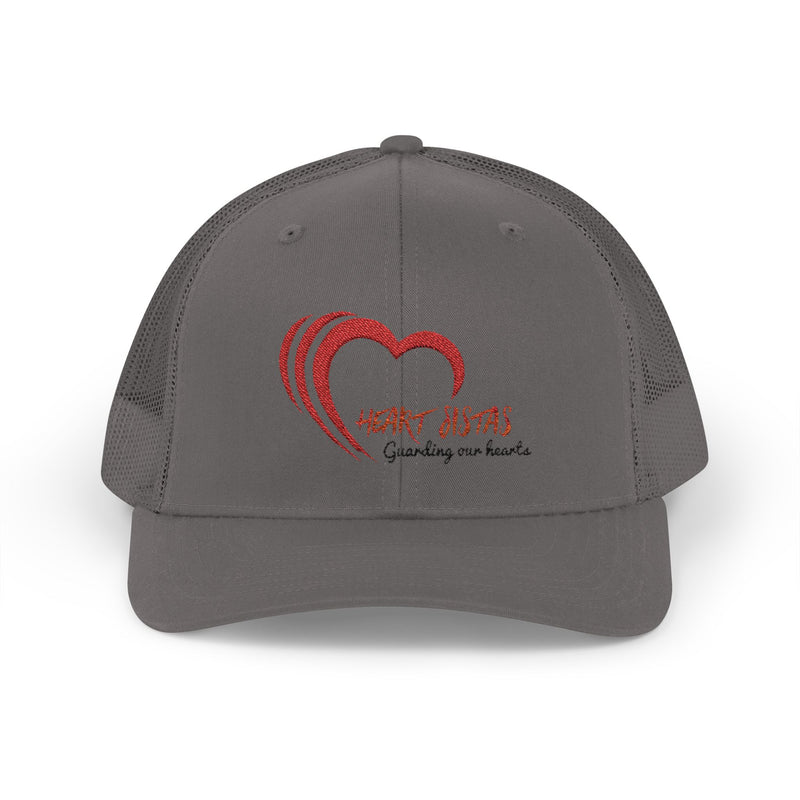 Embroidered Heart Trucker Cap - Love & Family Snapback