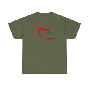 Heart Artist T-Shirt – 'Guarding Our Hearts' Red Heart Design