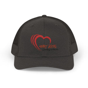 Embroidered Heart Trucker Cap - Love & Family Snapback