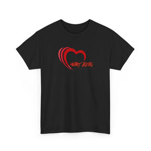 Heart Artist T-Shirt – 'Guarding Our Hearts' Red Heart Design