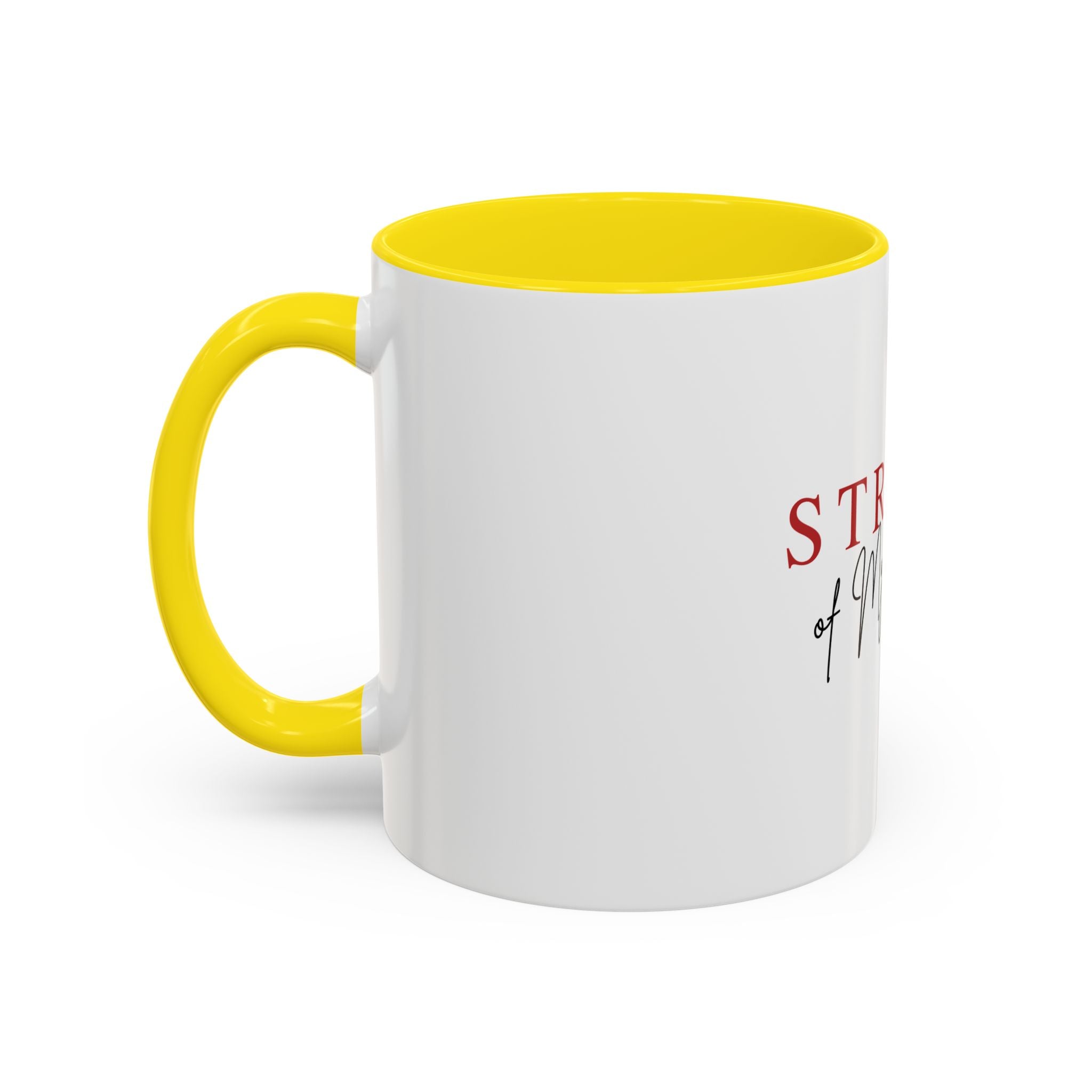 Stroke of My Heart Coffee Mug – Accent Black Rim & Handle (11/15oz)