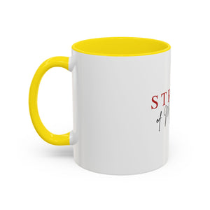 Stroke of My Heart Coffee Mug – Accent Black Rim & Handle (11/15oz)