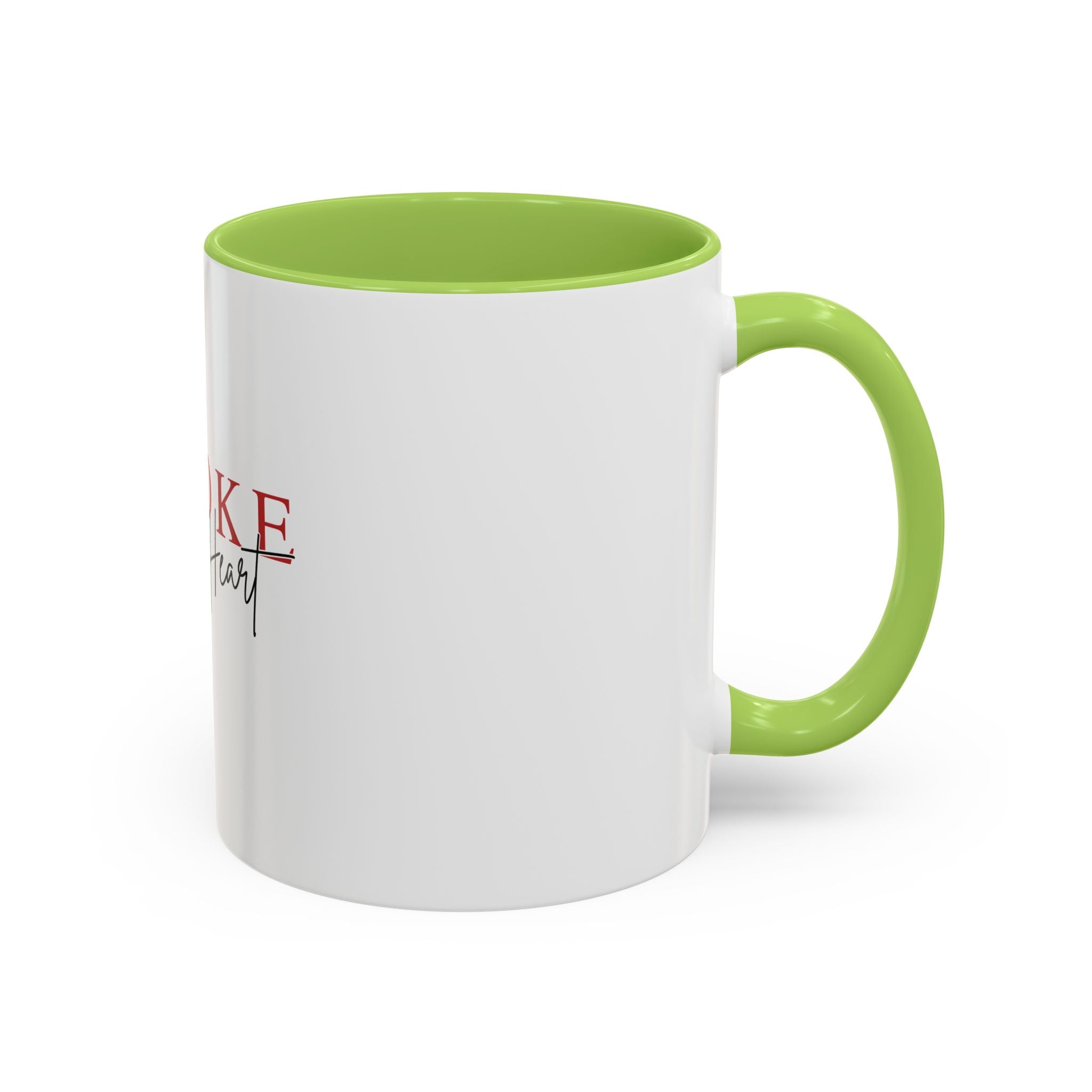 Stroke of My Heart Coffee Mug – Accent Black Rim & Handle (11/15oz)