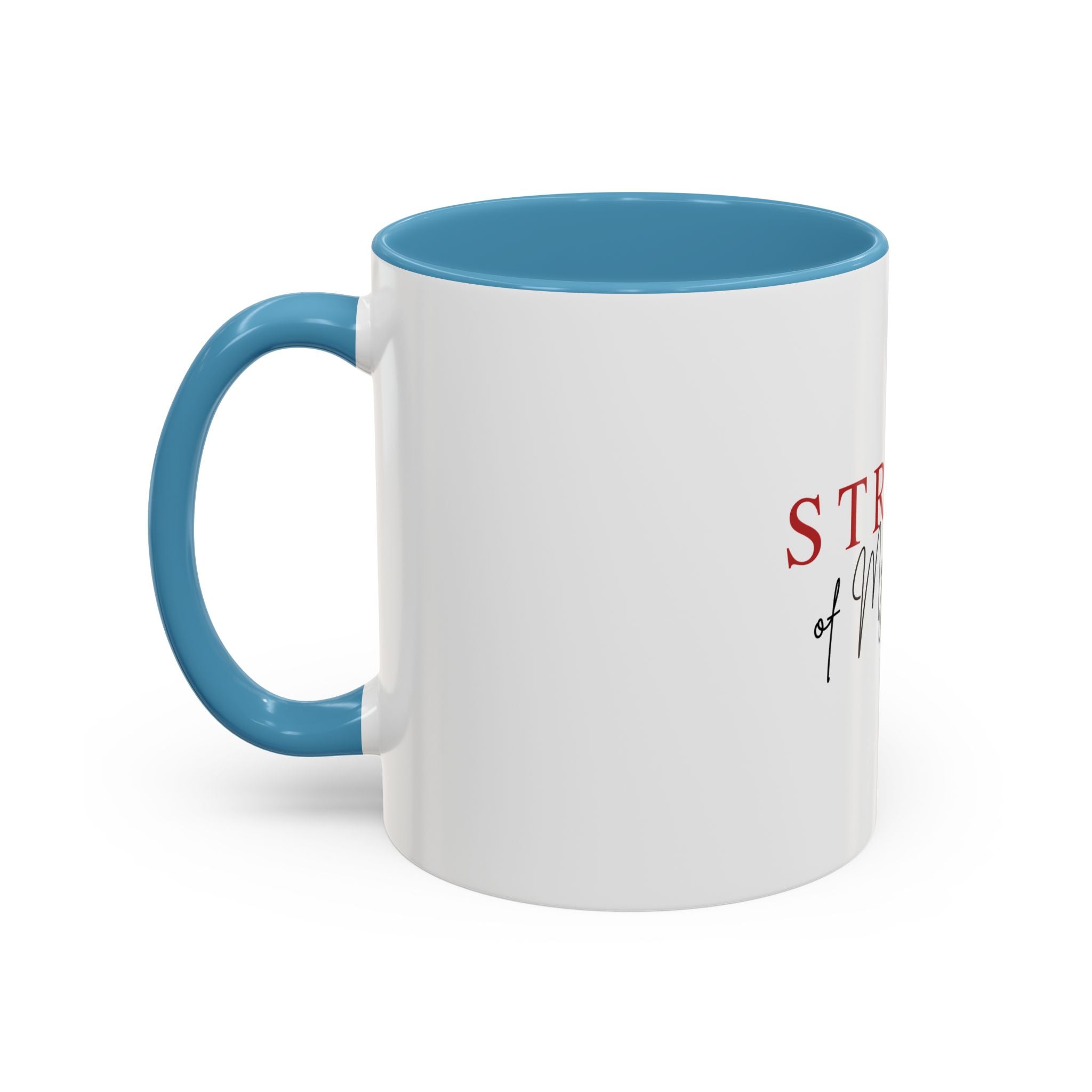 Stroke of My Heart Coffee Mug – Accent Black Rim & Handle (11/15oz)