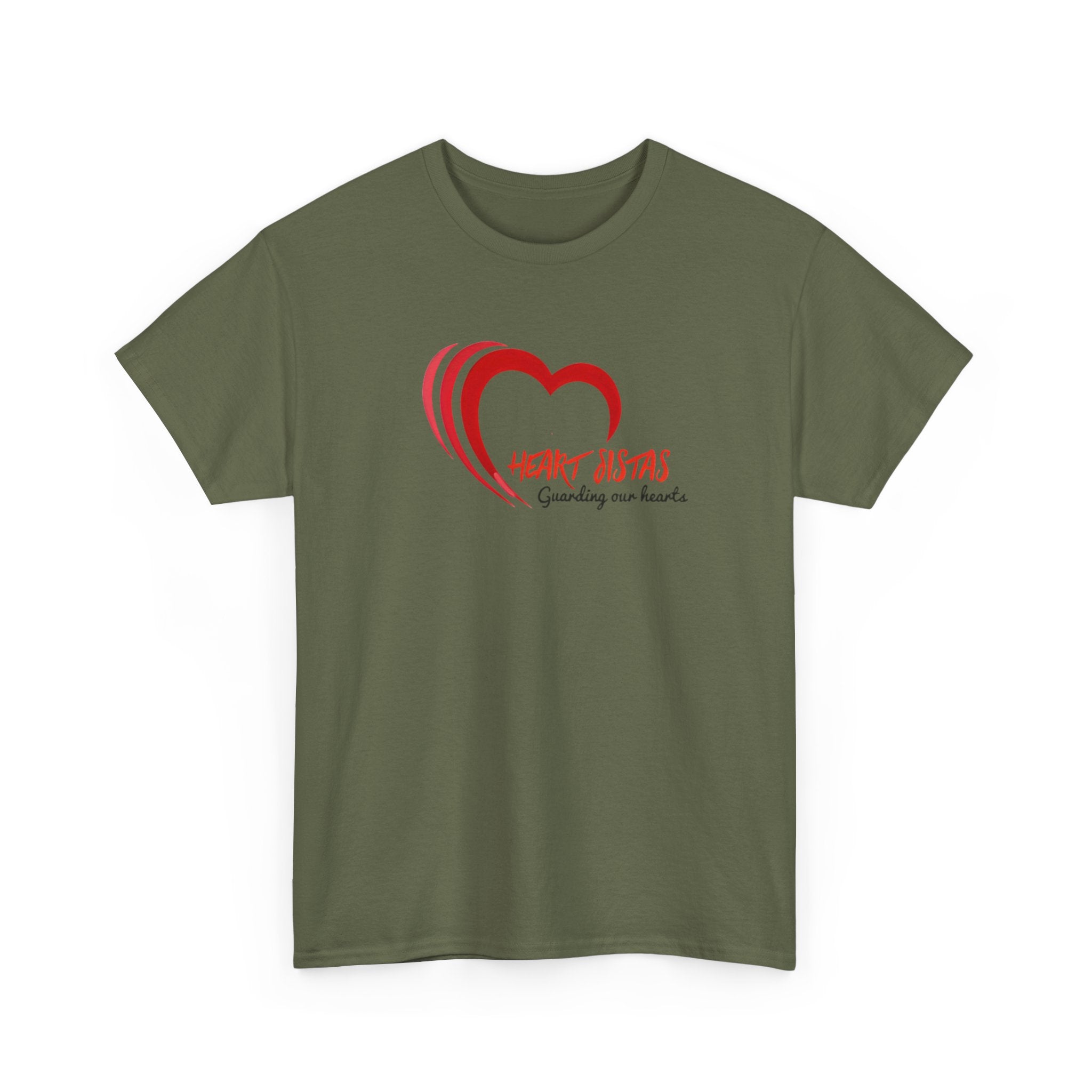 Heart Artist T-Shirt – 'Guarding Our Hearts' Red Heart Design
