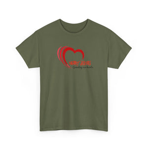 Heart Artist T-Shirt – 'Guarding Our Hearts' Red Heart Design
