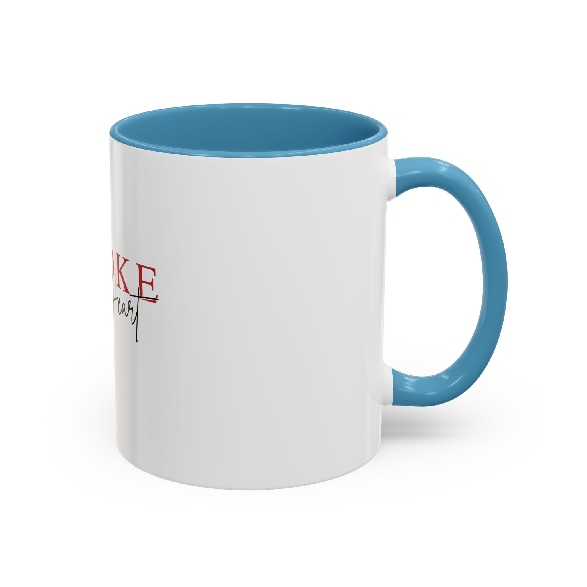Stroke of My Heart Coffee Mug – Accent Black Rim & Handle (11/15oz)